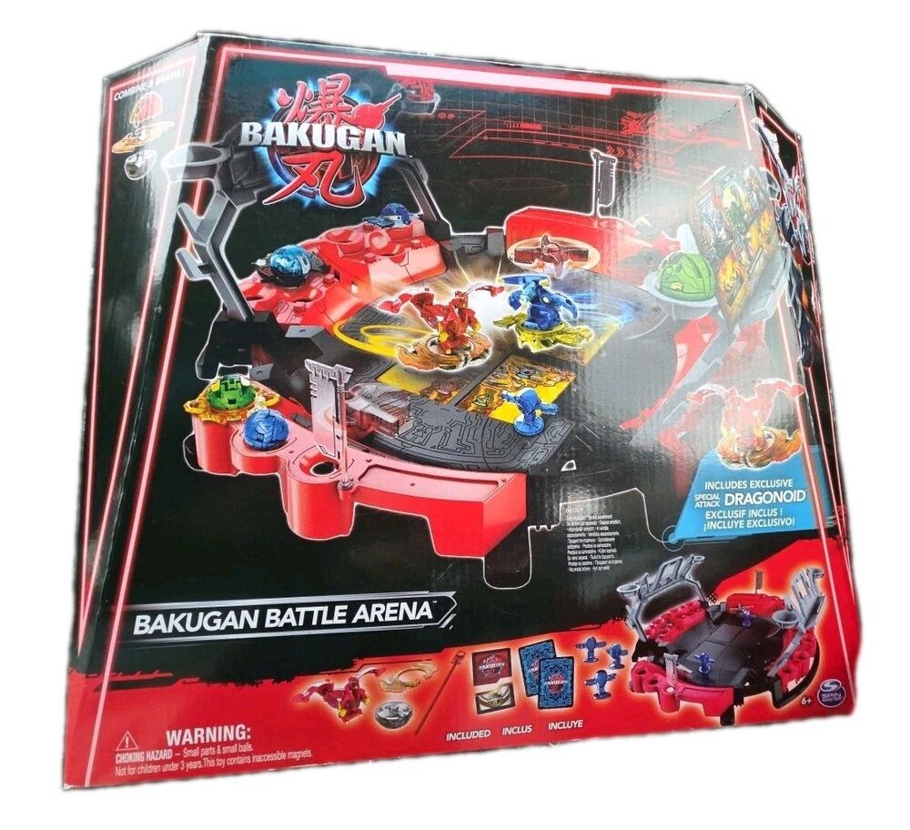 Bakugan Battle Arena Playset w/ Special Attack (Spinning)Dragonoid Action Figure